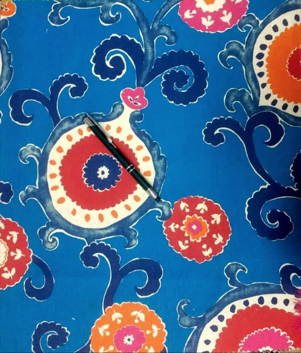 Tela estampada azul 280 - 4