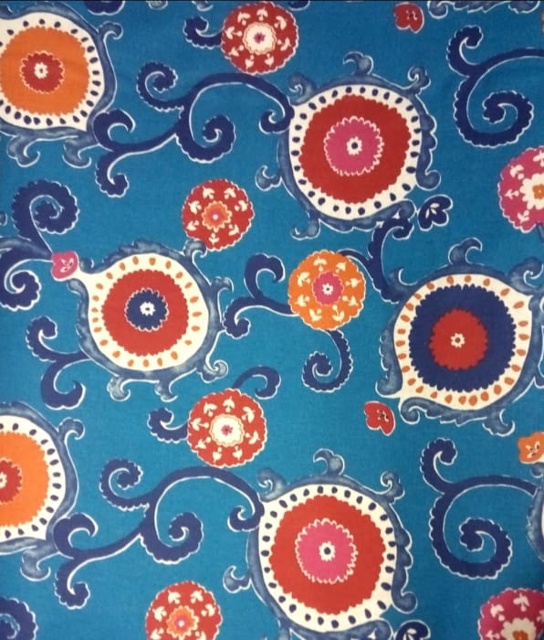 Tela estampada azul 280 - 5