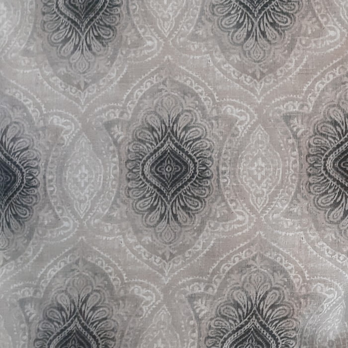 Tela cretona adamascado gris 280 - 6