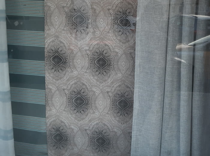 Tela cretona adamascado gris 280 - 7