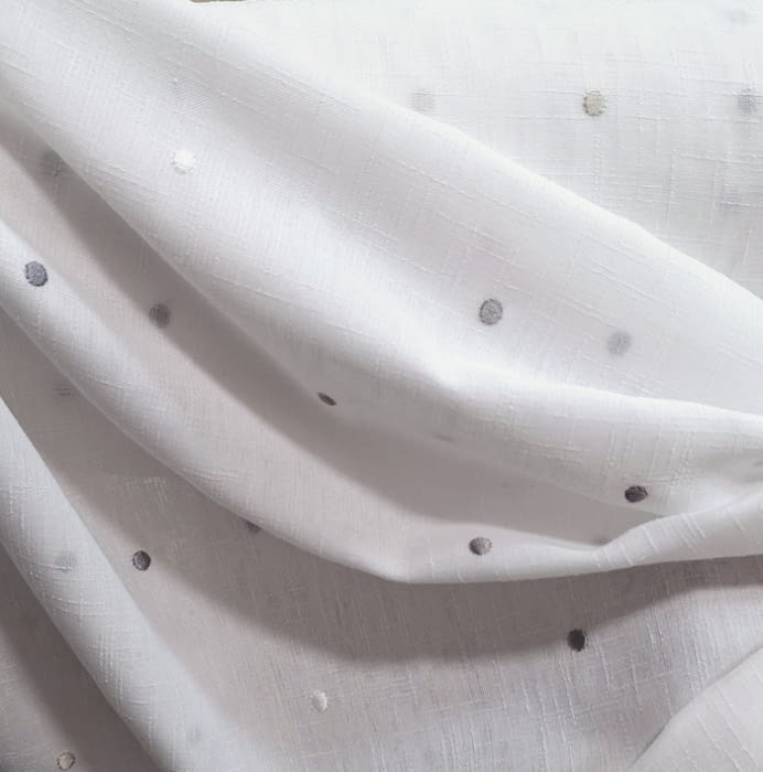 Tela Visillo topos  grises 280 - 3