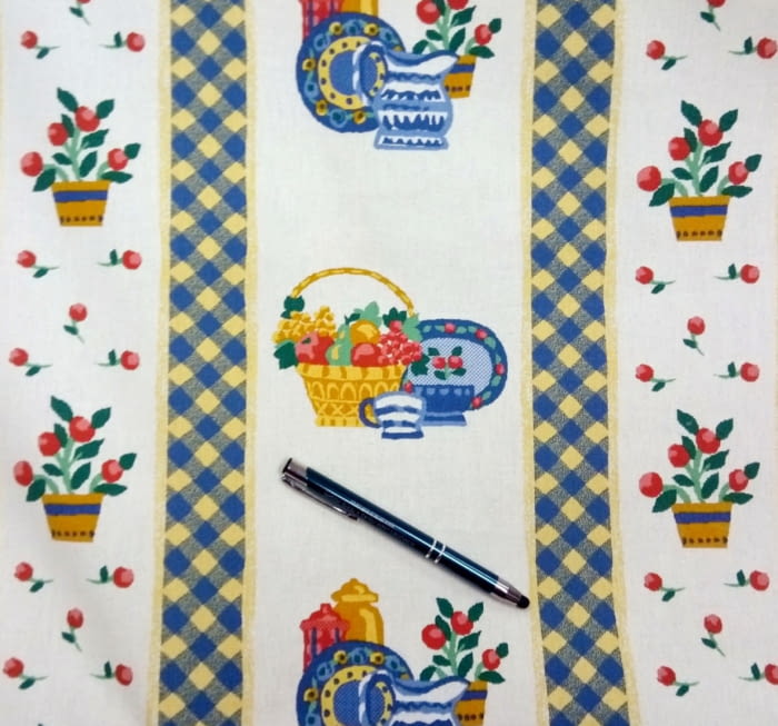 Tela algodón cestas 160