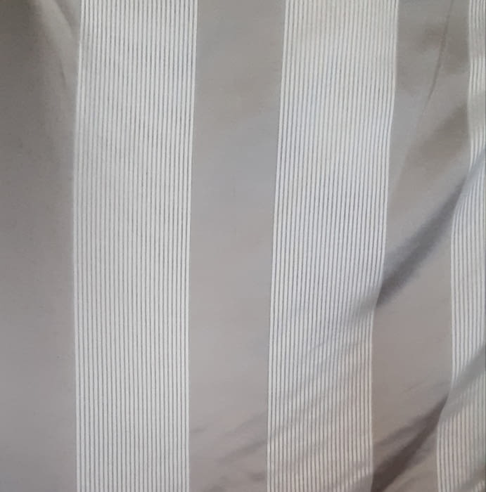 Tela visillo franjas grises - 1