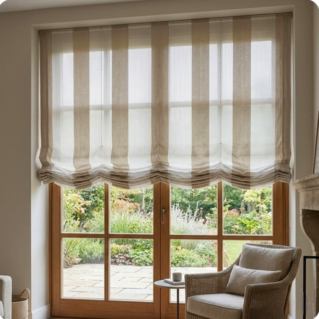 Tela visillo beige 1,80 x 2,90 = 29,90 € - 3