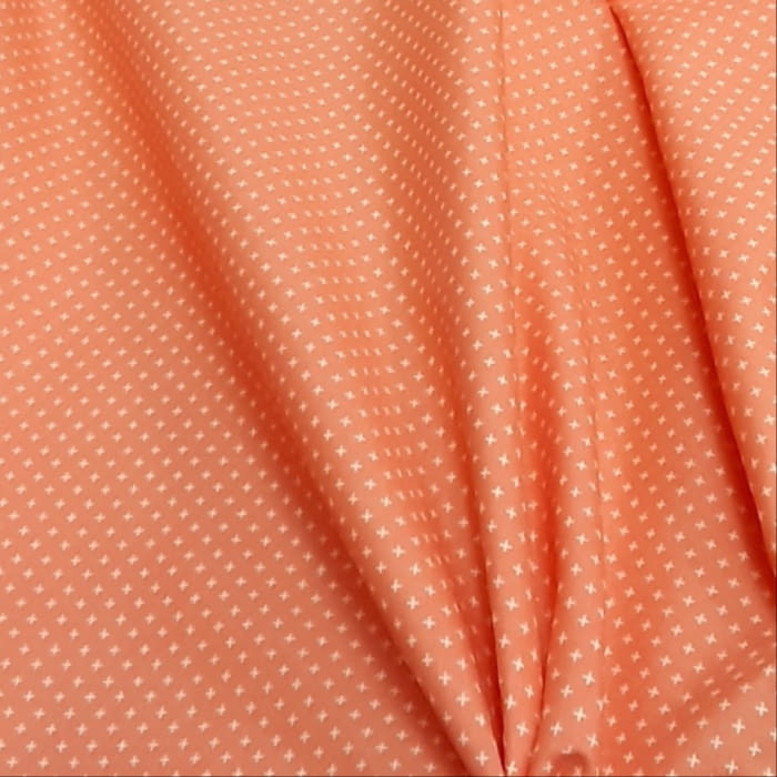Tela loneta naranja salmón 280 - 1