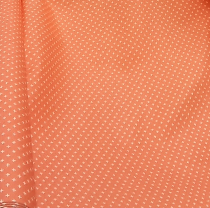 Tela loneta naranja salmón 280 - 3