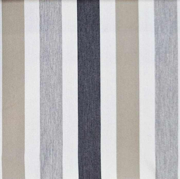 Tela tapicería rayas quebec gris 280