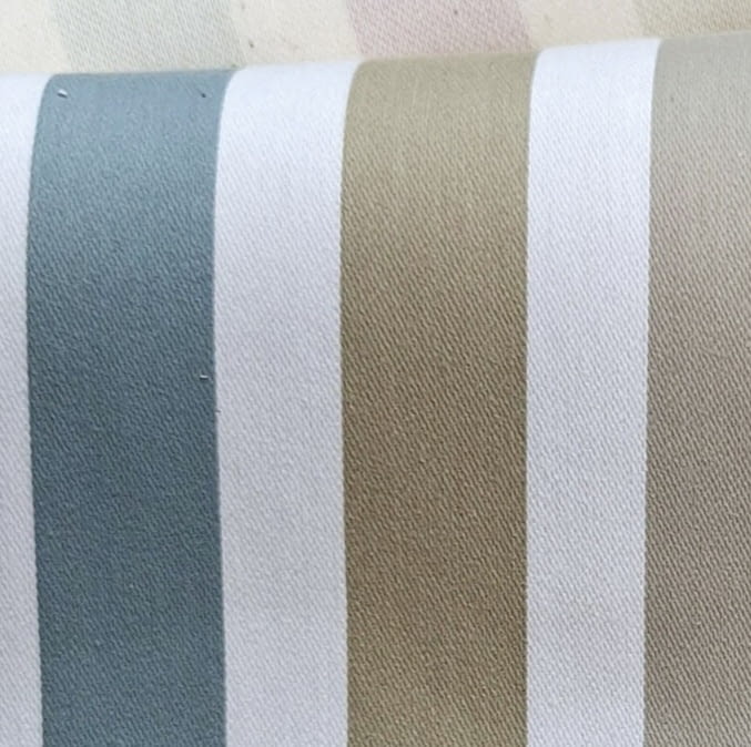 Tela tapicería Quebec rayas agua marina 280 - 3