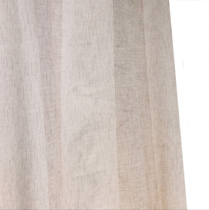 Visillo rayas anchas arena