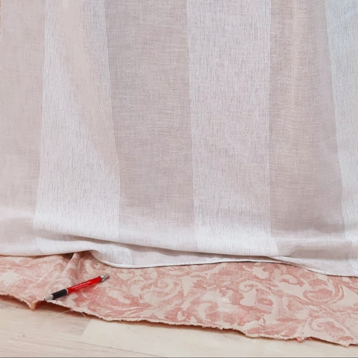 Visillo rayas anchas arena - 2