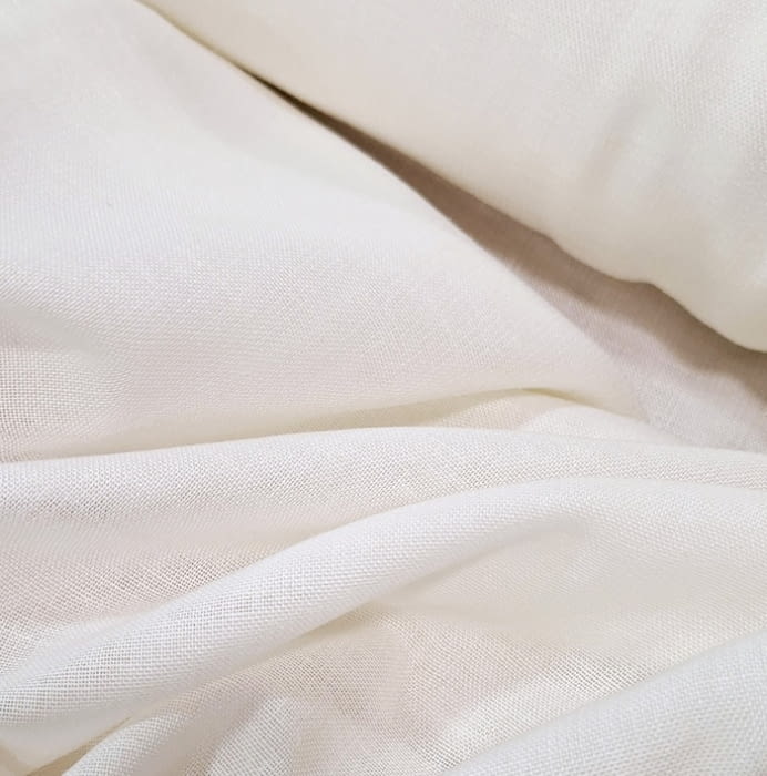 Tela visillo tupido 19% lino crudo Jerez