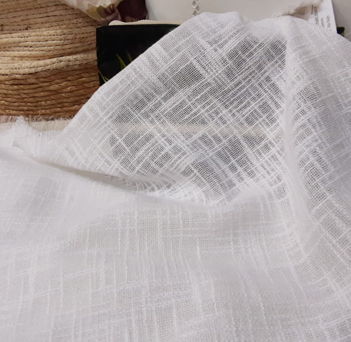 Tela visillo súper rústico