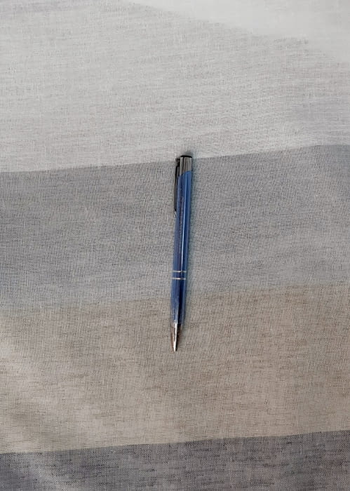 Tela visillo rayas gris tostado - 4