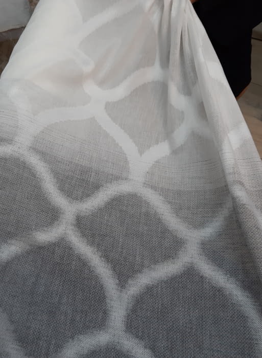 Tela degrade gris rombo - 5