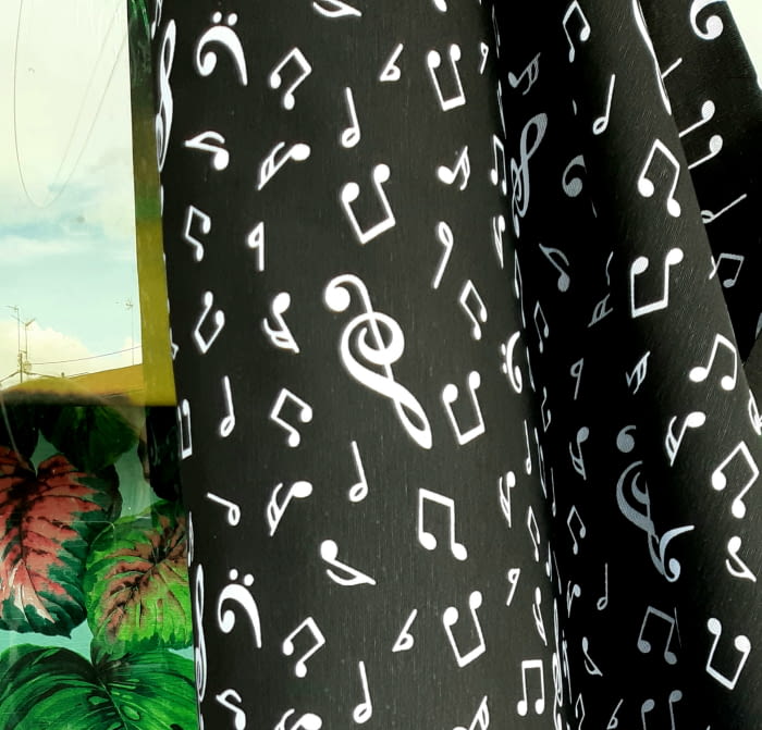 Tela notas musicales 280 - 1