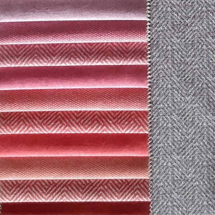 Telas tapicerías aterciopeladas rojo 140 - 1