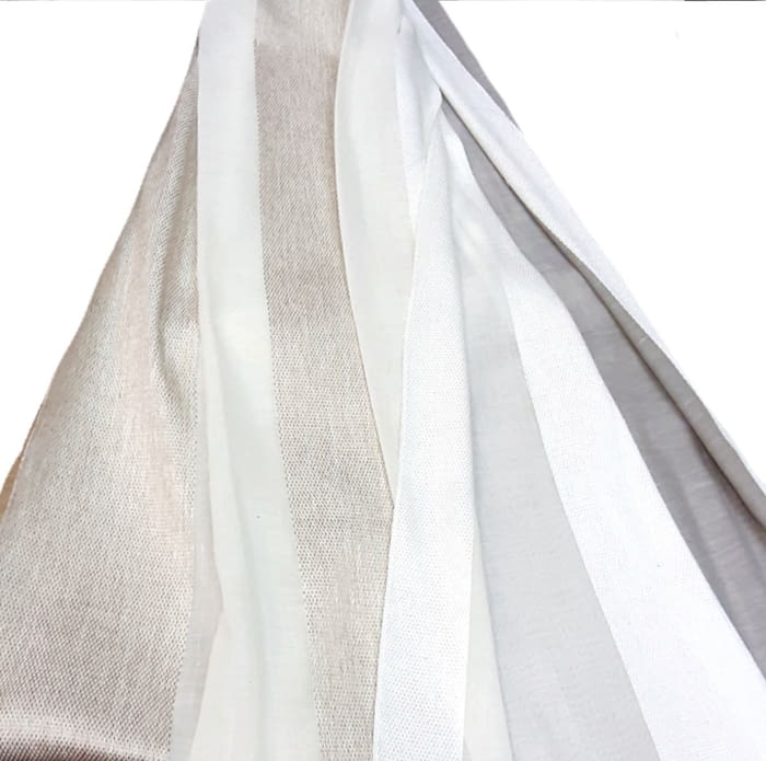 Tela visillo franja punto