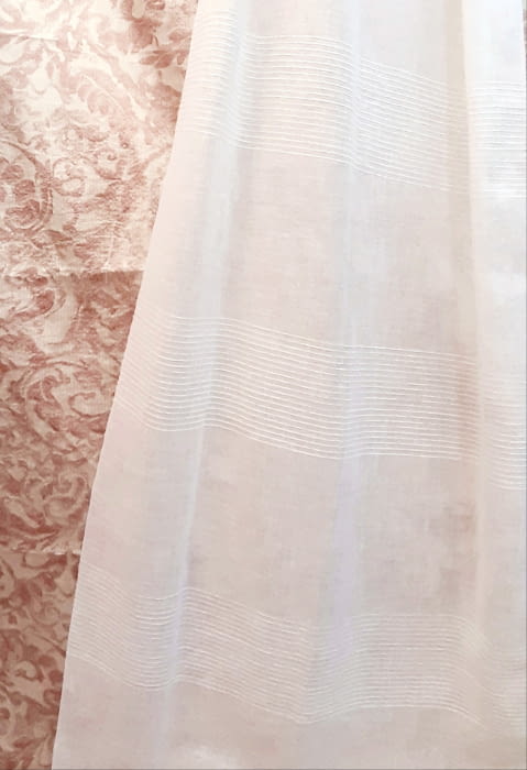 Tela visillo rayitas horizontales - 2