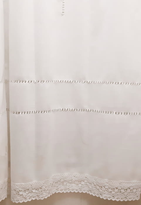 Cortina confeccionada puntilla - 4