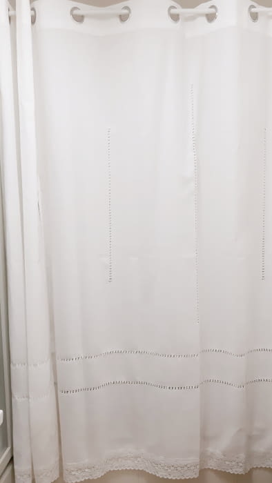 Cortina confeccionada puntilla - 5
