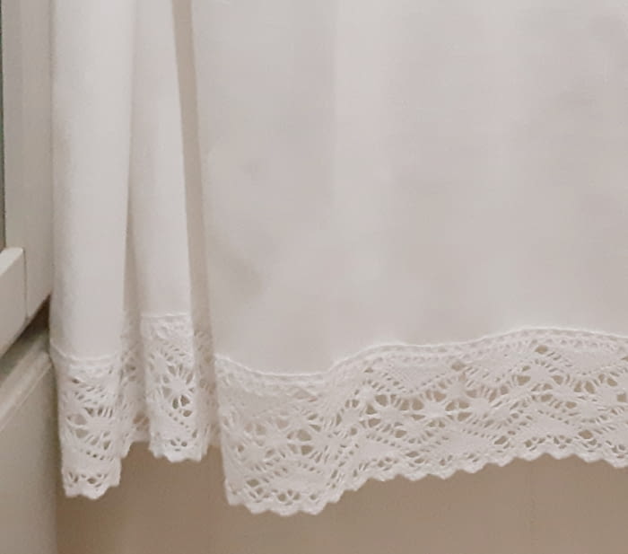 Cortina confeccionada puntilla - 6