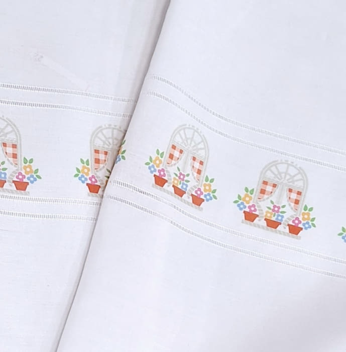 Tela bandó ventanas rojo 58 alto - 3