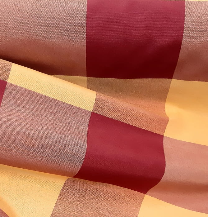 Tela Loneta cuadros granate 1,40 x 2,80 m - 4