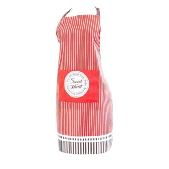 Delantal rojo