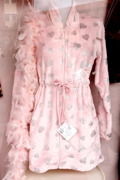 Bata sedalina rosa corazones XL - 2