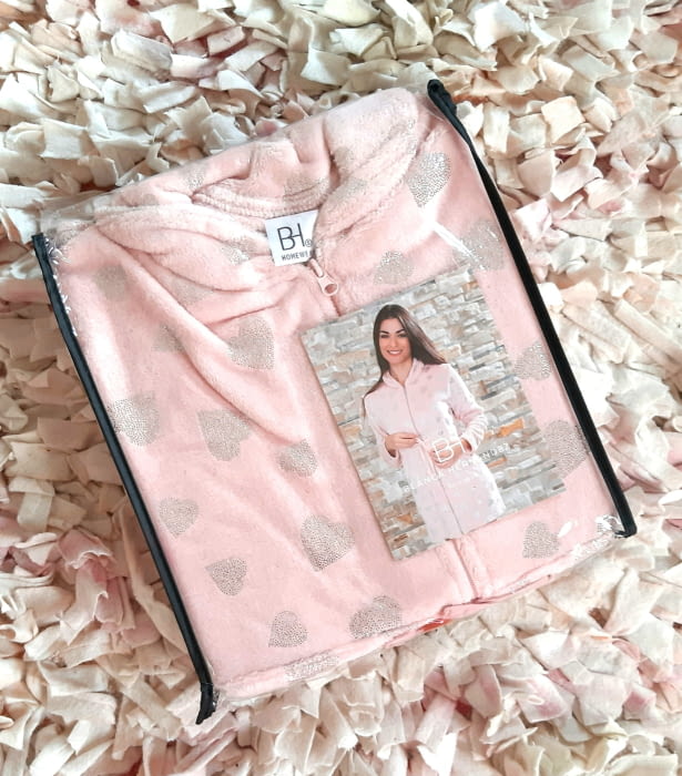 Bata sedalina rosa corazones XL - 4