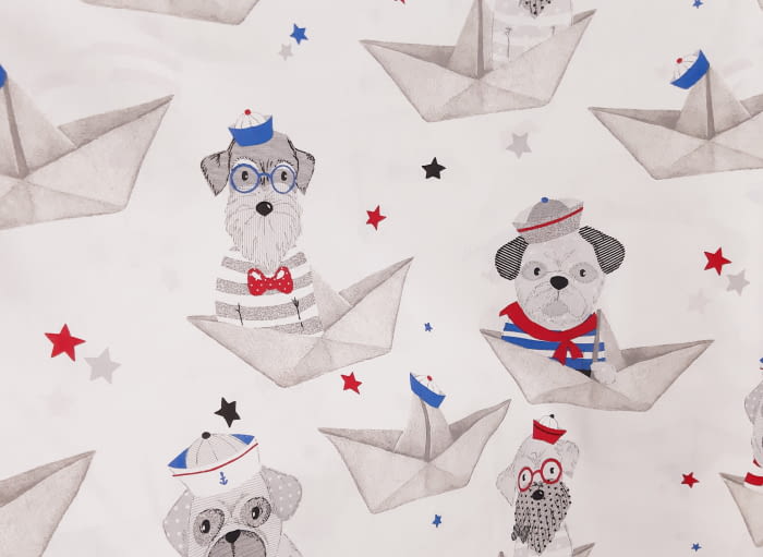 Tela infantil loneta  perros 280 - 2