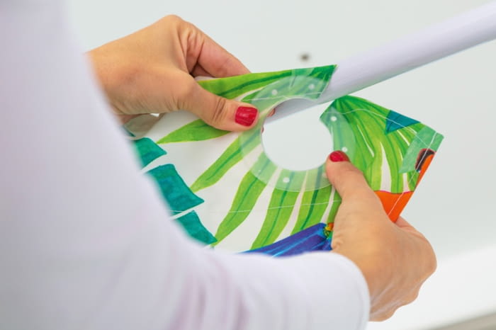 Cortina baño loros - 1