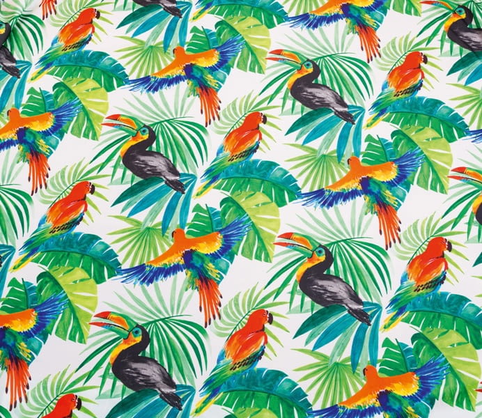 Cortina baño loros - 2