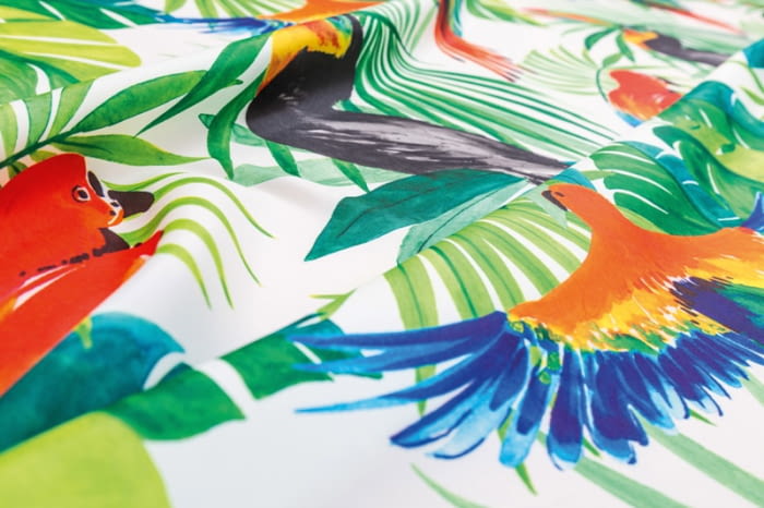 Cortina baño loros - 3