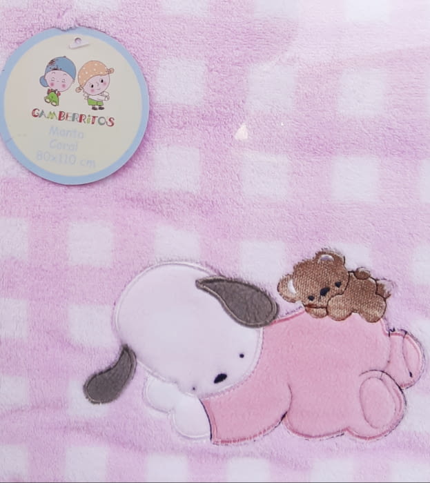 Mantita Coralina rosa - 2