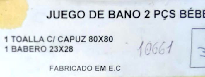 Capa baño + babero - 2