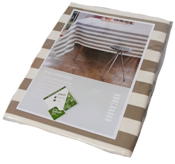 Mantel antimanchas rayas 150 x 200