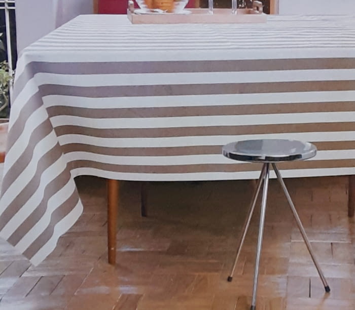 Mantel antimanchas rayas 150 x 200 - 4