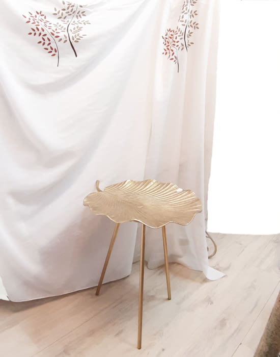 Tela visillo lino árbol - 4