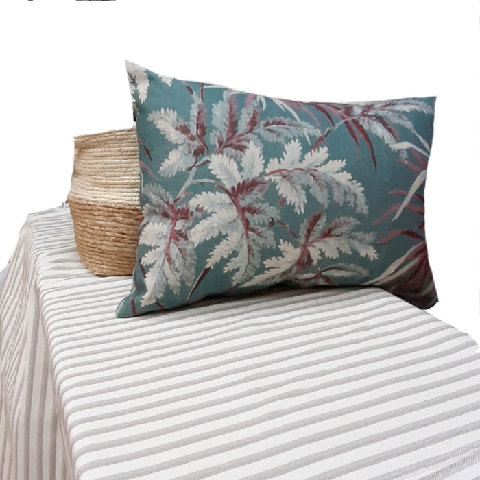 Tela lona City rayitas tostadas - 2