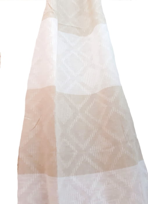 Visillo franjas beige rombos - 4