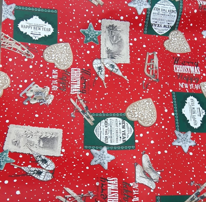 Tela resinada Navidad 140 x 180 cm