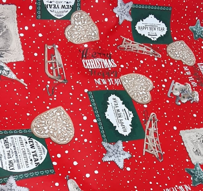 Tela resinada Navidad 140 x 180 cm - 4