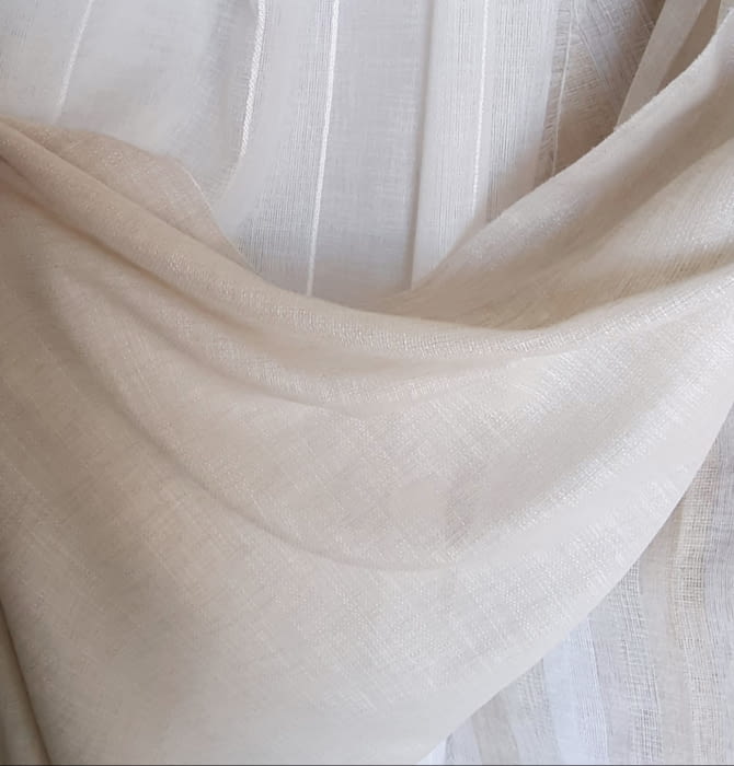 Tela visillo saco beige arena - 6