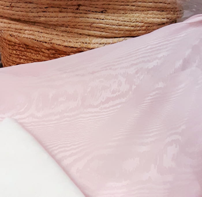 Tela visillo rosa moaré