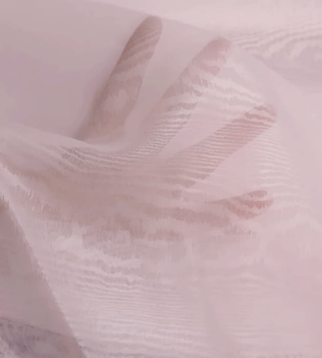 Tela visillo rosa moaré - 5