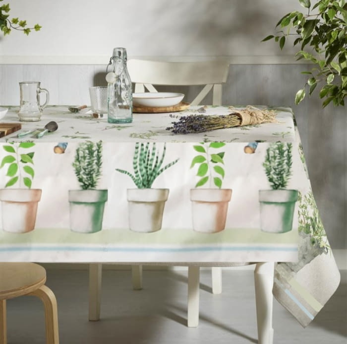 Tela resinada antimanchas Macetas