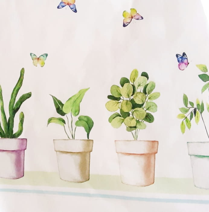 Tela resinada antimanchas Macetas - 4