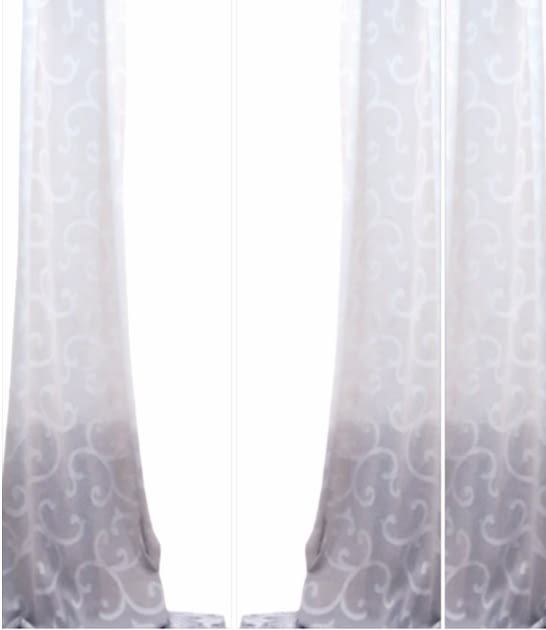 Tela visillo blanco degradé - 3