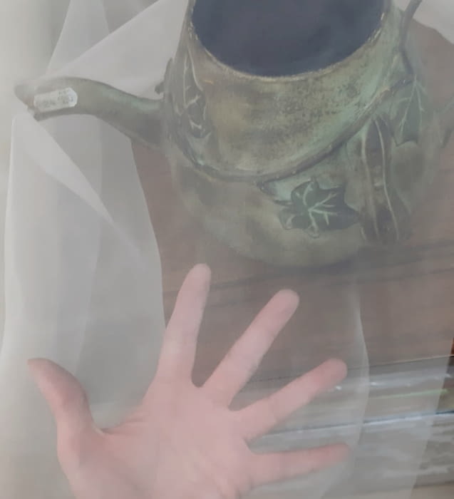 Tela visillo cristal transparente 300